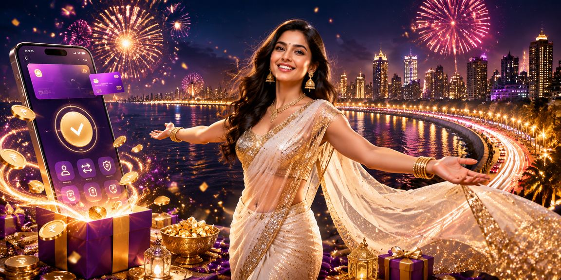 Mobile user playing slot games with UPI mobile payment in Mumbai